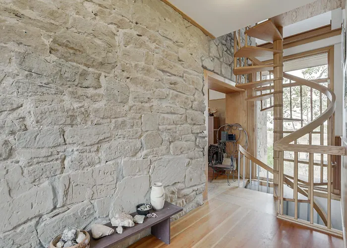 Converted Historic Schoolhouse: Wyoming Retreat *